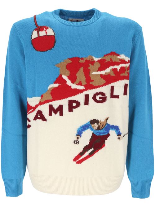 Man sweater with Campiglio postcard MC2 Saint Barth | HERON00121C